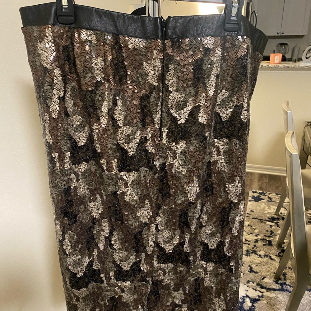 Sequin Camo Skirt